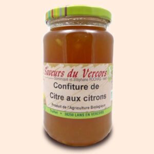 Confiture de Citre aux Citrons