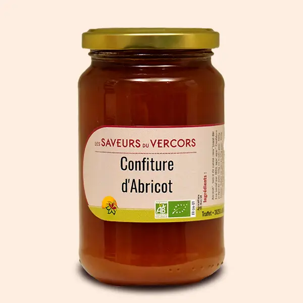Confiture d'abricot Bio Vercors