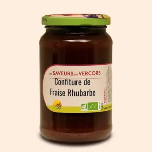 Confiture de Fraise Rhubarbe Bio