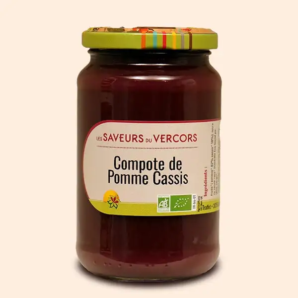 Compote de pomme cassis