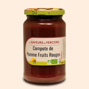 Compote de pomme Fruits rouges