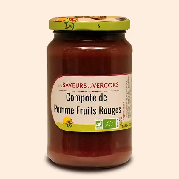 Compote de pomme Fruits rouges
