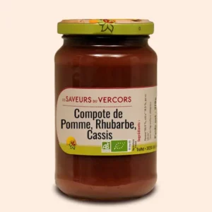 Compote de Pomme, Rhubarbe, Cassis