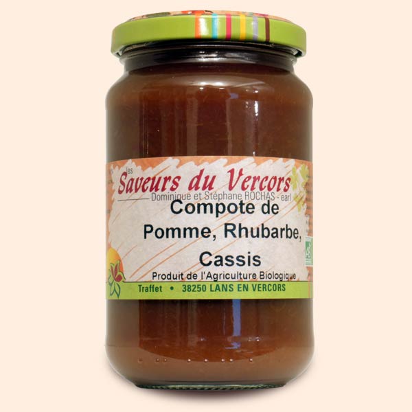 Compote de Pomme, Rhubarbe, Cassis