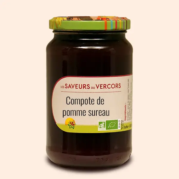 compote de pomme sureau