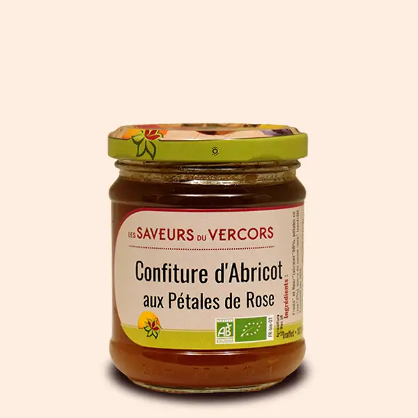Confiture d'Abricot Pétales de Rose