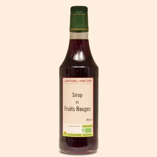 Sirop de fruits rouges